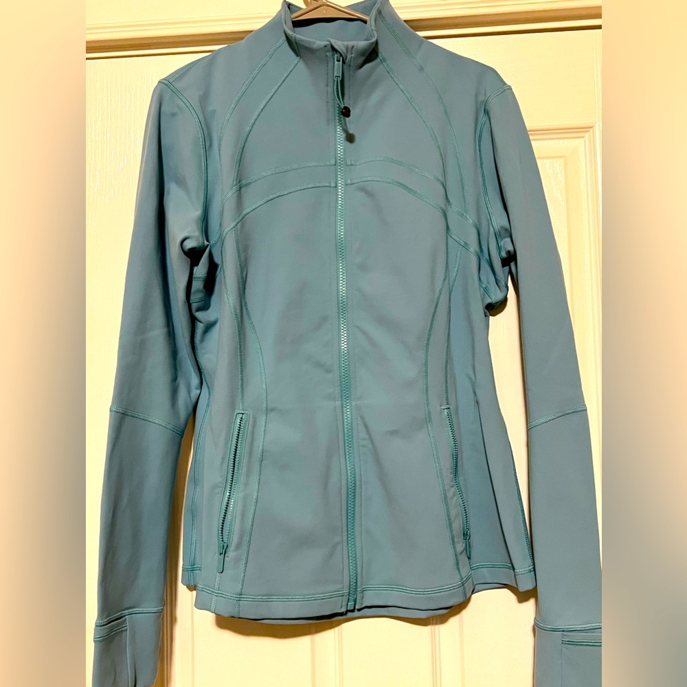 Lululemon Define Jacket Hazy Jade size 14 EUC